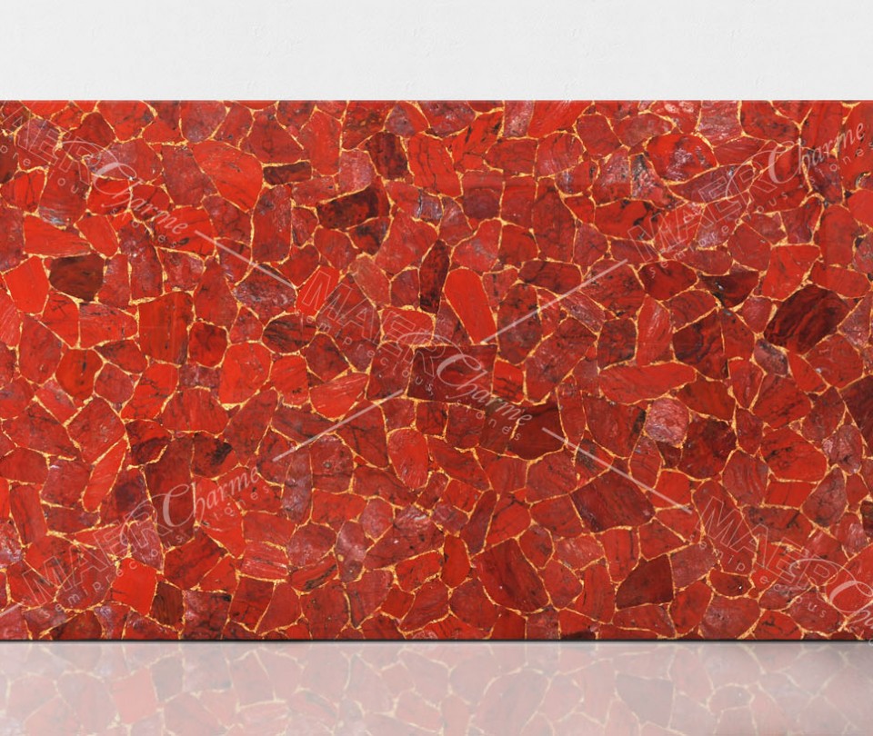 Jasper Red With Gold